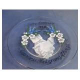 25th Anniversary Glass Plate