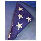 Folded United States Flag