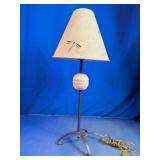 Vintage Wrought Iron Dragonfly Table Lamp