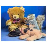 Assorted Plush Animal Toys Trio