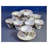 Arnart Japan Rose Teacup & Saucer Set