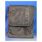 Black Vertical Messenger Bag