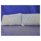 Blue & White Accent Throw Pillows