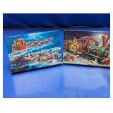 LED Lighted Christmas Canvas Wall Art Set