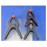 Heavy Duty Nylon Spring Clamps Assorted Lot