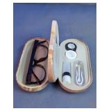 Eyeglasses & Contact Lens Case Set