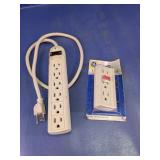 Power Strip & Outlet Adapter Lot