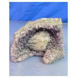 Amethyst Calcite Geode Specimen