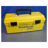 ServiceMaster Clean Yellow Plastic Tool Box