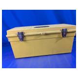 Yellow Plastic Storage Toolbox