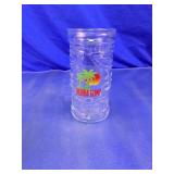 Bubba Gump Shrimp Co. Embossed Tiki Glass