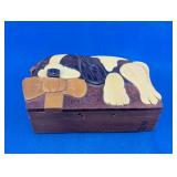 Carver Dan's Wooden Dog Puzzle Box