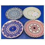 Mandala Pattern Ceramic Dinner Plate Assortment