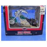 Harley-Davidson Green Motorcycle Ornament