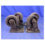 Heavy Duty Industrial Swivel Caster Wheels Lot