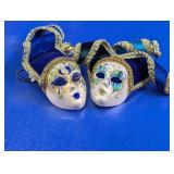 Venetian Jester Mask Ornaments