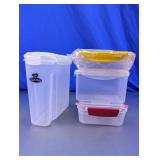 Plastic Food Storage Container Set