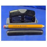 Swingline Hole Punch & Novelty Pencil Set