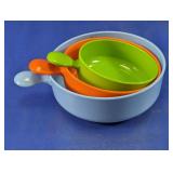 Colorful Plastic Snack Bowl Set
