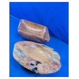 World Market Root & Decorative Wood Bowl