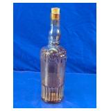 Iridescent Embossed Glass Bottle Decanter