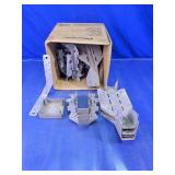 Assorted Galvanized Steel Construction Brackets
