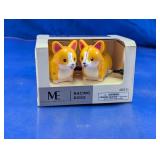 Modern Expressions Corgi Racing Dogs Duo