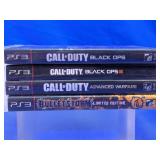 Call of Duty & Bulletstorm PS3 Game Assortment