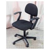 Black Fabric Task Office Chair