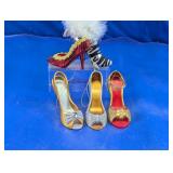 High Heel Shoe Christmas Ornament Assortment