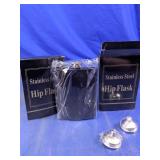 Stainless Steel Hip Flask Set