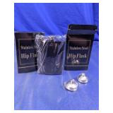 Stainless Steel Hip Flask Set