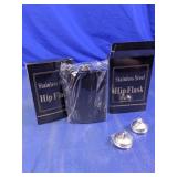 Stainless Steel Hip Flask Set