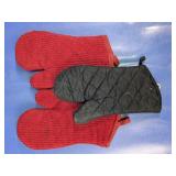 Assorted Quilted Oven Mitts