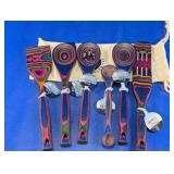 Island Bamboo Pakka Wood Utensil Set with Bag