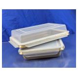 Gold Nonstick Baking Pan & Storage Set