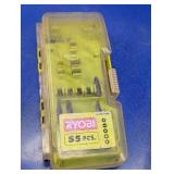 Ryobi 55-Piece Screwdriver Bit Set