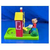 Vtg. Carousel Mickey Mouse Windmill Gumball Bank