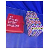 Savings Challenge Binder & Retro Floral Tin Box
