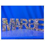 Marvel Comic Letter Decor