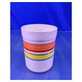 Rainbow Stripe Tumbler Cup