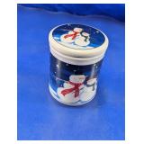 East West Distributing Co. Snowman Canister
