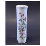 White Ceramic Floral Bud Vase