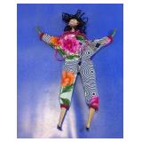 Handcrafted Folk Art Cloth Doll
