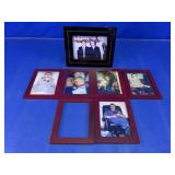 Black Tabletop Frame & Folding Collage Frame Lot