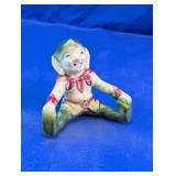 Vintage Ceramic Sitting Elf Pixie Figurine
