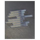 Clear Glass Test Tubes 6" Length Lot