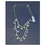 Premier Designs MOP Beaded Necklace