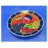 Decorative African Family Ceramic Plate