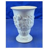 Vtg Von Schierholz Cherub Relief Vase